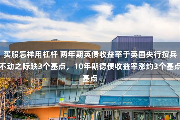 买股怎样用杠杆 两年期英债收益率于英国央行按兵不动之际跌3个基点，10年期德债收益率涨约3个基点