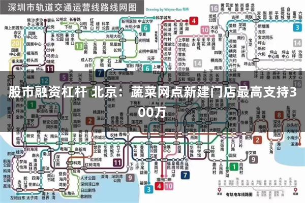 股市融资杠杆 北京：蔬菜网点新建门店最高支持300万