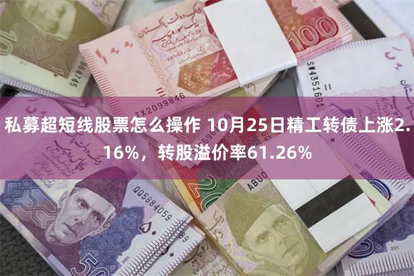 私募超短线股票怎么操作 10月25日精工转债上涨2.16%，转股溢价率61.26%