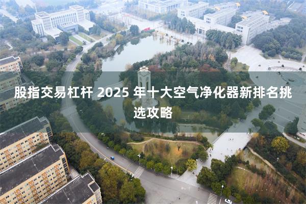 股指交易杠杆 2025 年十大空气净化器新排名挑选攻略